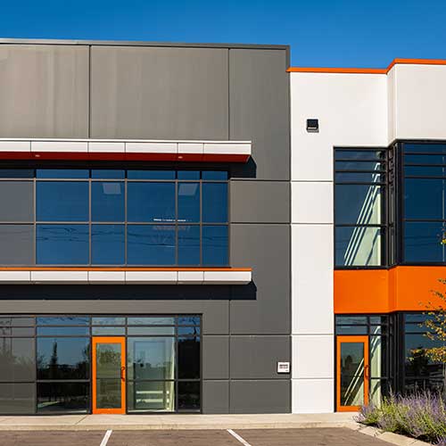 business with tinted windows