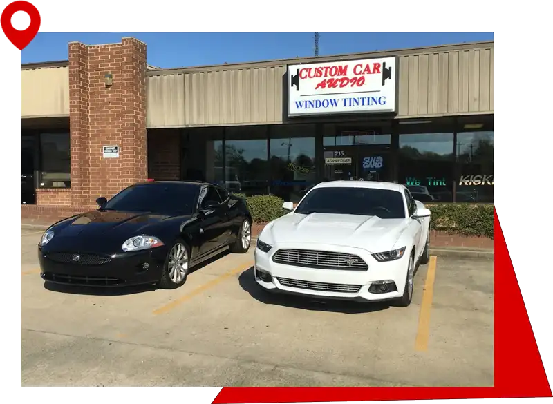 front of custom car audio building in rock hill sc